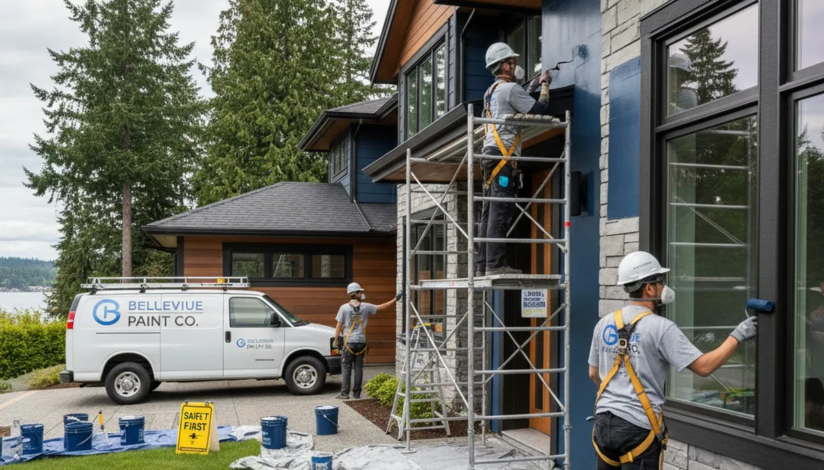 Seattle, WA painting contractor providing professional interior and exterior house painting services