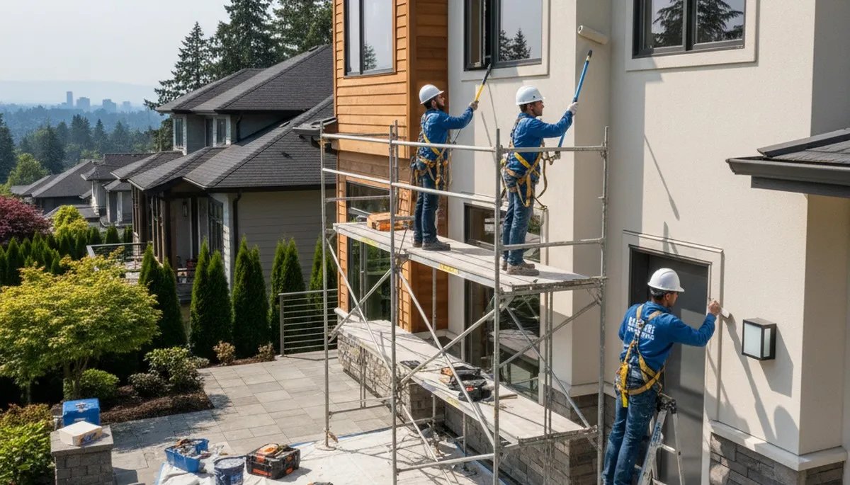 Seattle, WA painters providing professional interior and exterior painting services