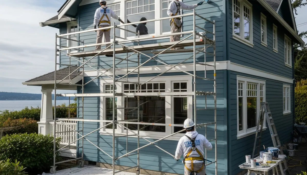 Seattle, WA painters providing professional interior and exterior painting services