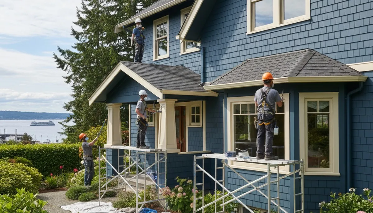 Seattle, WA painting contractor serving homes and businesses with professional interior and exterior painting services
