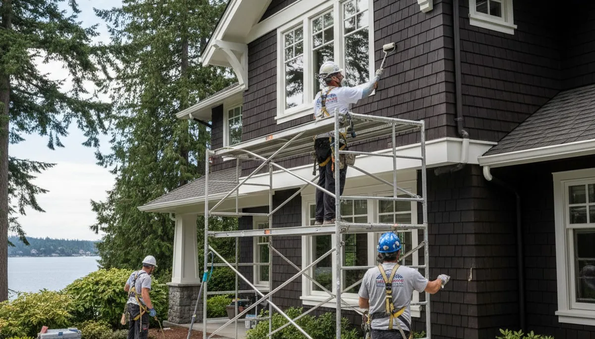 Seattle, WA painting contractor providing professional interior and exterior painting services